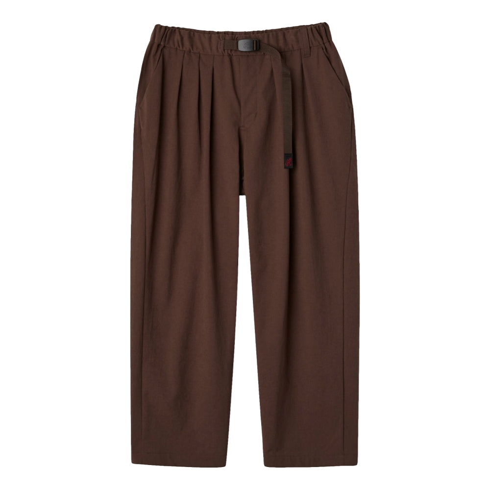 WHITE MOUNTAINEERING GRAMICCI×WM STRETCH 3 TUCK PANTS-BROWN