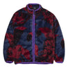 HUF SATIVA FLORAL F/Z SHERPA-NAVY BLAZER