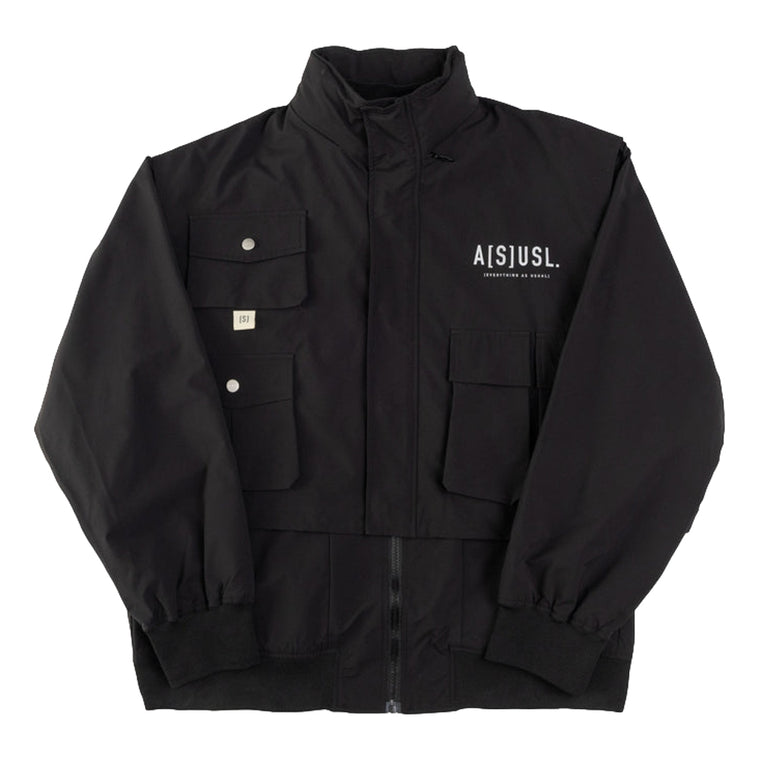 A[S]USL 2 IN 1 MULTI POCKETS JACKET-BLACK