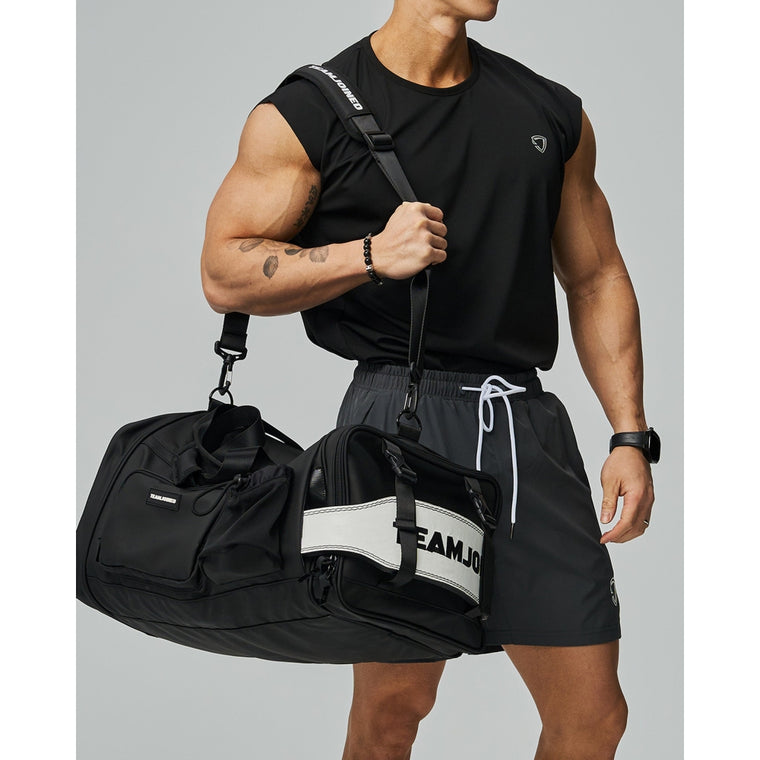 TEAMJOINED 38L HEAVY GYM HOLDALL-BLACK