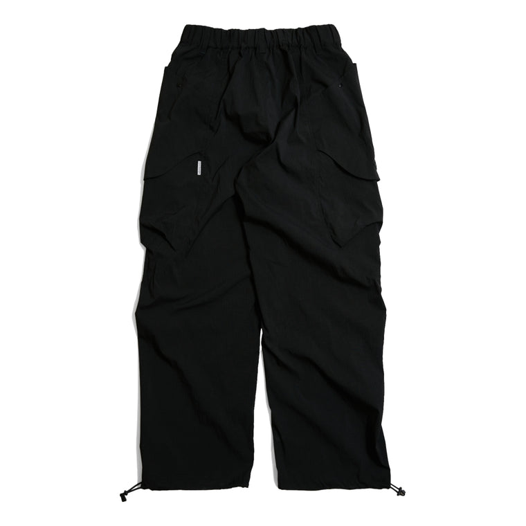 OPEN DIALOGUE 3D POCKET ARMY PANT-BLACK