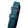 TEAMJOINED 8MM GOTHIC FONT LEATHER LIFTING BELT-GREEN