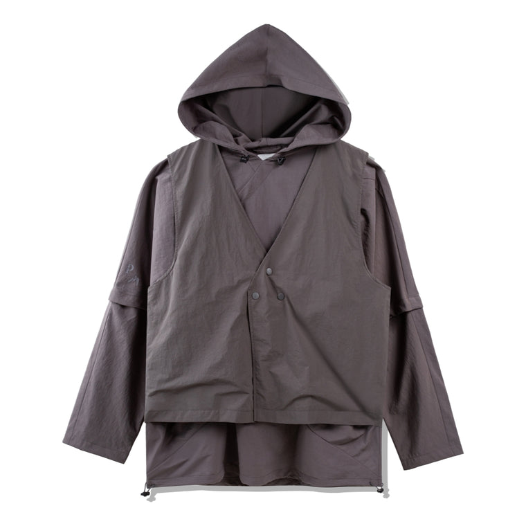 ARCHIVAL REINVENT ARC x PAA VEST- WINDBREAKER-GREY