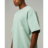 TEAMJOINED AURA FLOCK LOGO OVERSIZED-WHITE/TEAL BLUE