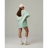 TEAMJOINED AURA FLOCK LOGO OVERSIZED-WHITE/TEAL BLUE