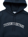 THIS IS NEVER THAT ARCH-LOGO HOODIE-NAVY