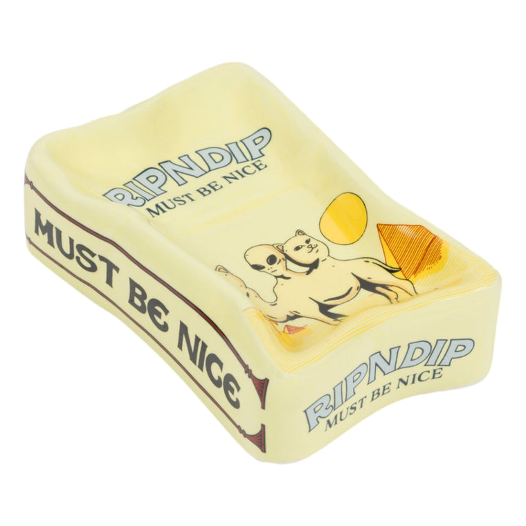 RIPNDIP BARNUM CERAMIC ASH TRAY-YELLOW