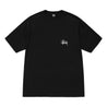 STUSSY BASIC STUSSY PIG. DYED TEE-BLACK