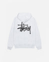 STUSSY BASIC STUSSY ZIP HOOD-ASH HEATHER