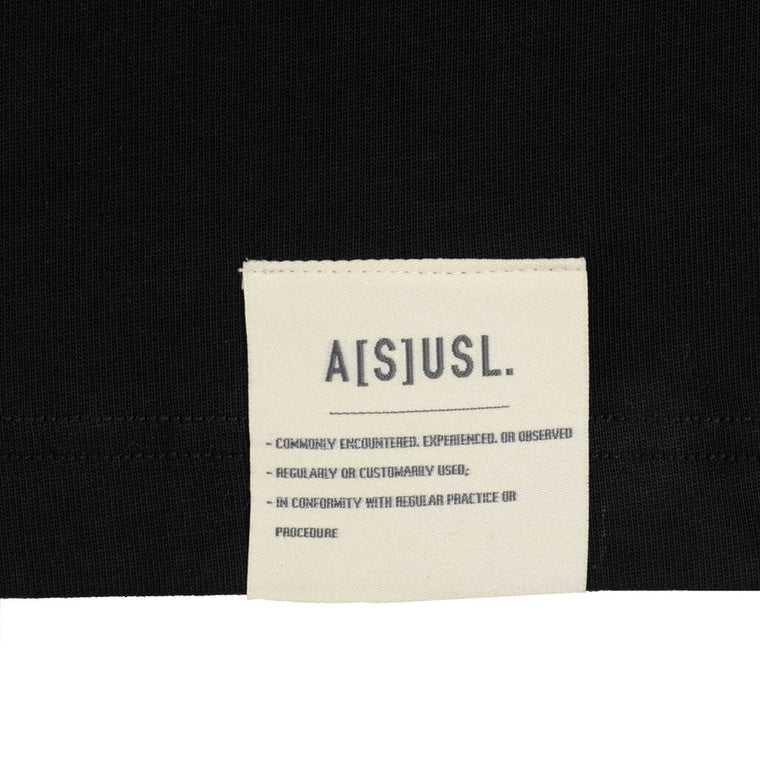 A[S]USL BE TRUE LONG TEE-BLACK