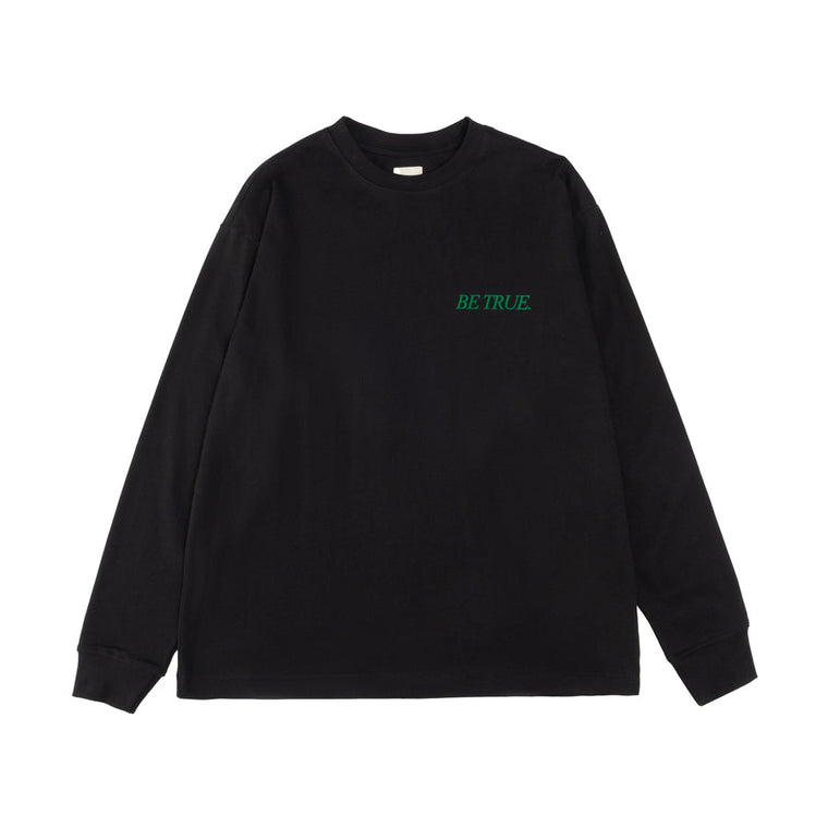 A[S]USL BE TRUE LONG TEE-BLACK