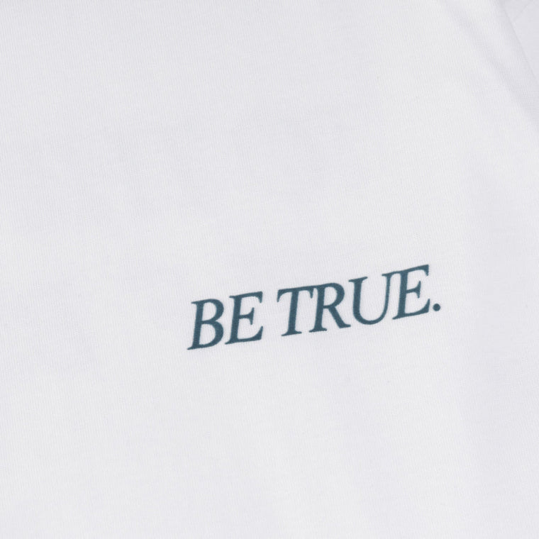 A[S]USL BE TRUE LONG TEE-WHITE