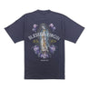 2ND CLOSET BLESSED VIRGIN PRINTED S/S T-SHIRT-DARK BLUE