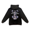 2ND CLOSET BLESSED VIRGIN PRINT HOODIE-BLACK