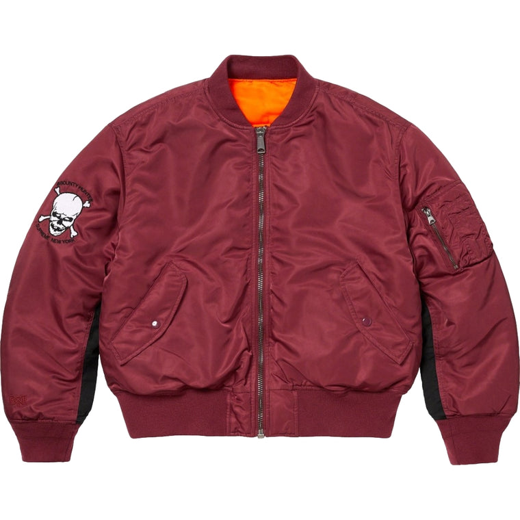 SUPREME BOUNTY HUNTER MA-1-BURGUNDY