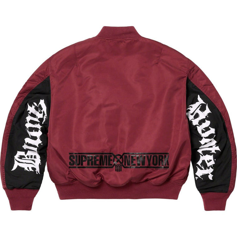 SUPREME BOUNTY HUNTER MA-1-BURGUNDY