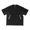IP-AXIS BREATHABLE TAILORED STAND-COLLAR T-SHIRT-BLACK