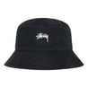 STUSSY BUCKET HAT STOCK-BLACK