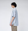 Nanamica BUTTON DOWN WIND S/S SHIRT-WHITE