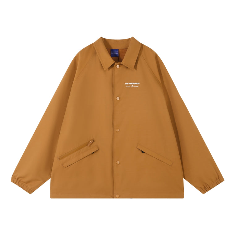 ORI FREDERIQO BUTTON JACKET-ORANGE