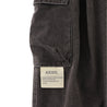 A[S]USL CARGO DENIM FLARE SKIRT-DENIM BLACK