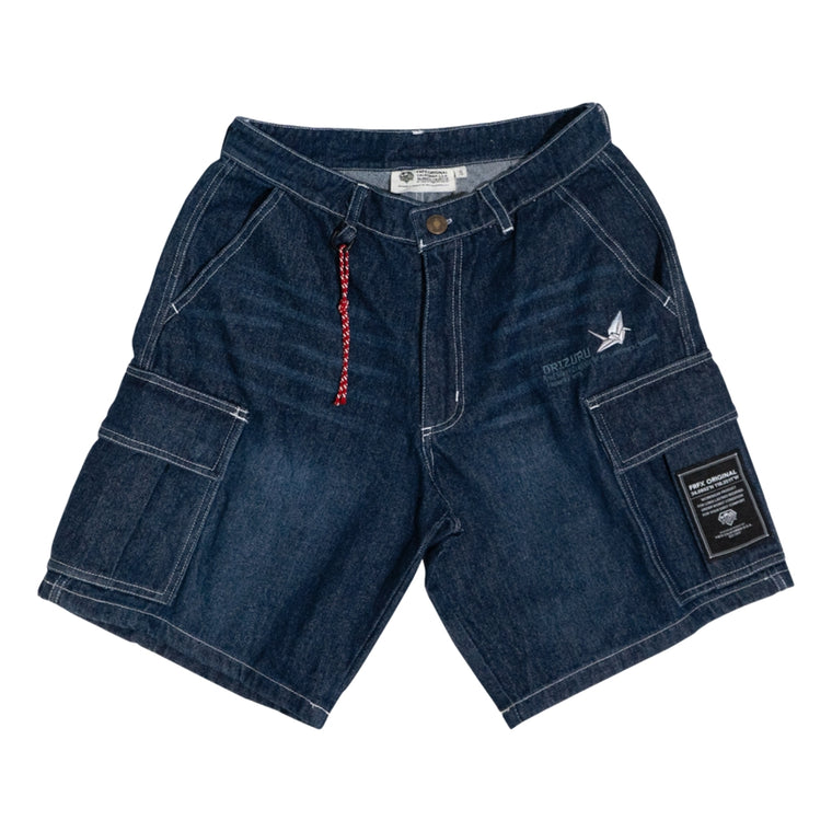 FAIRFAX CARGO DENIM SHORTS-DENIM