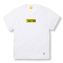 #FR2 CAUTION T-SHIRT-WHITE