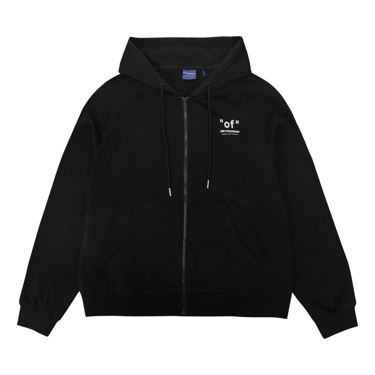 ORI FREDERIQO ZIP UP-BLACK