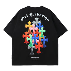 MULTI COL LOGO SS TEE