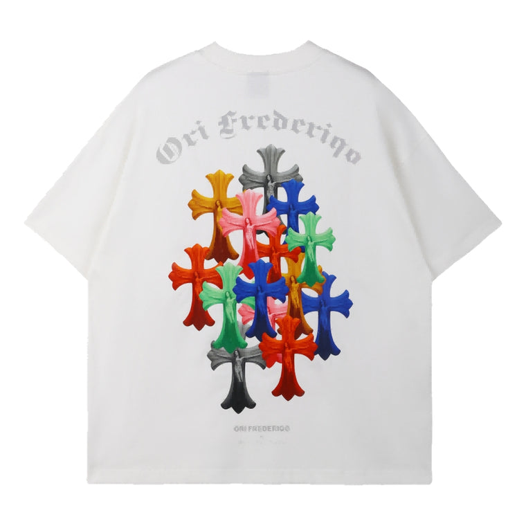 MULTI COL LOGO SS TEE