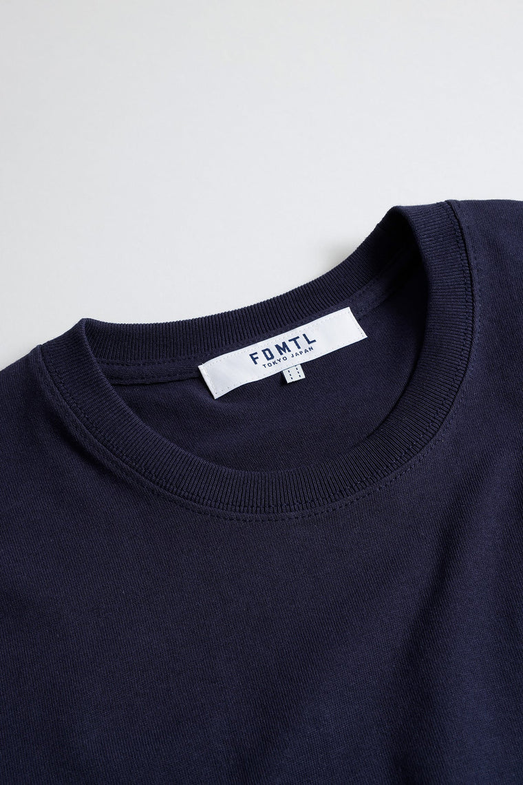 FUNDAMENTAL CIRCLE PATCH TEE-NAVY