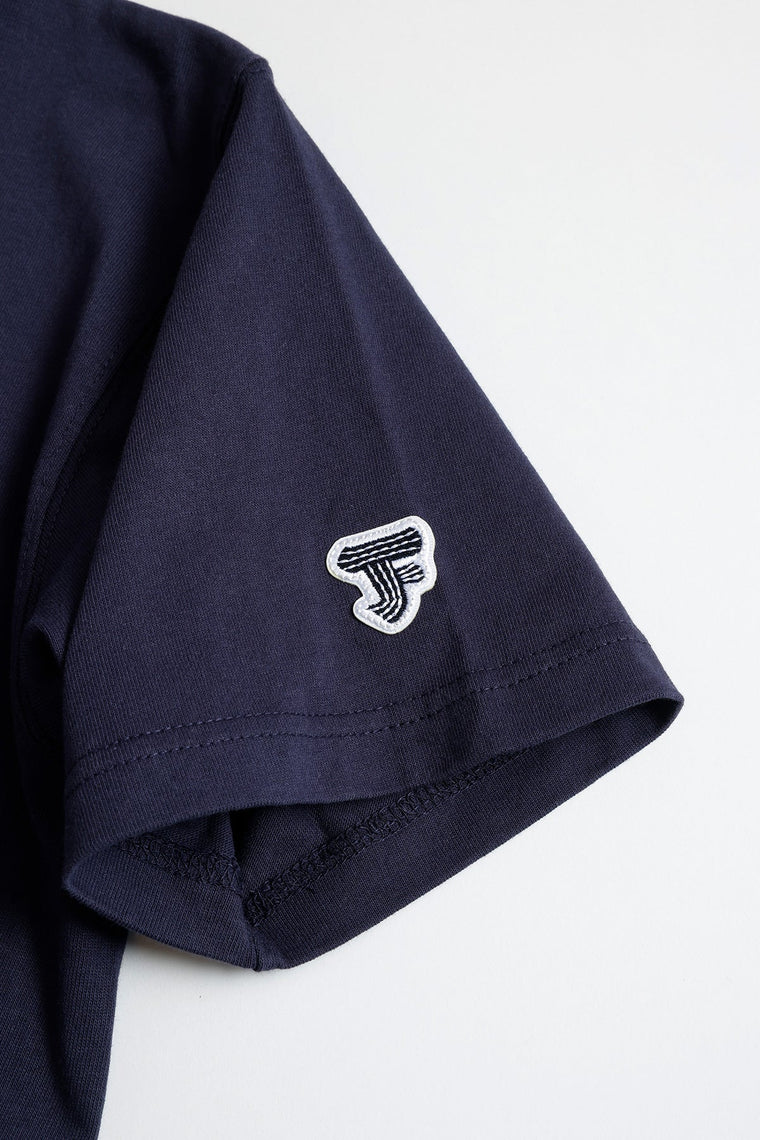 FUNDAMENTAL CIRCLE PATCH TEE-NAVY