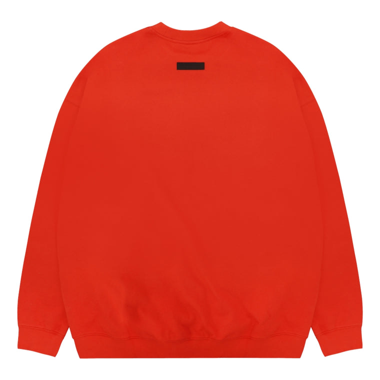 ORI FREDERIQO CLASSIC CREWNECK-ORANGE