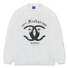 ORI FREDERIQO CLASSIC CREWNECK-WHITE