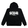 SCENE BY ICE FIRE CLASSIC HOODIE-BLACK/WHITE