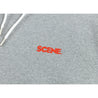 SCENE BY ICE FIRE CLASSIC HOODIE-HEATHER GREY/RED