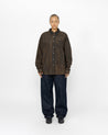 STUSSY CLASSIC LS SHIRT SPRAYED-TAN