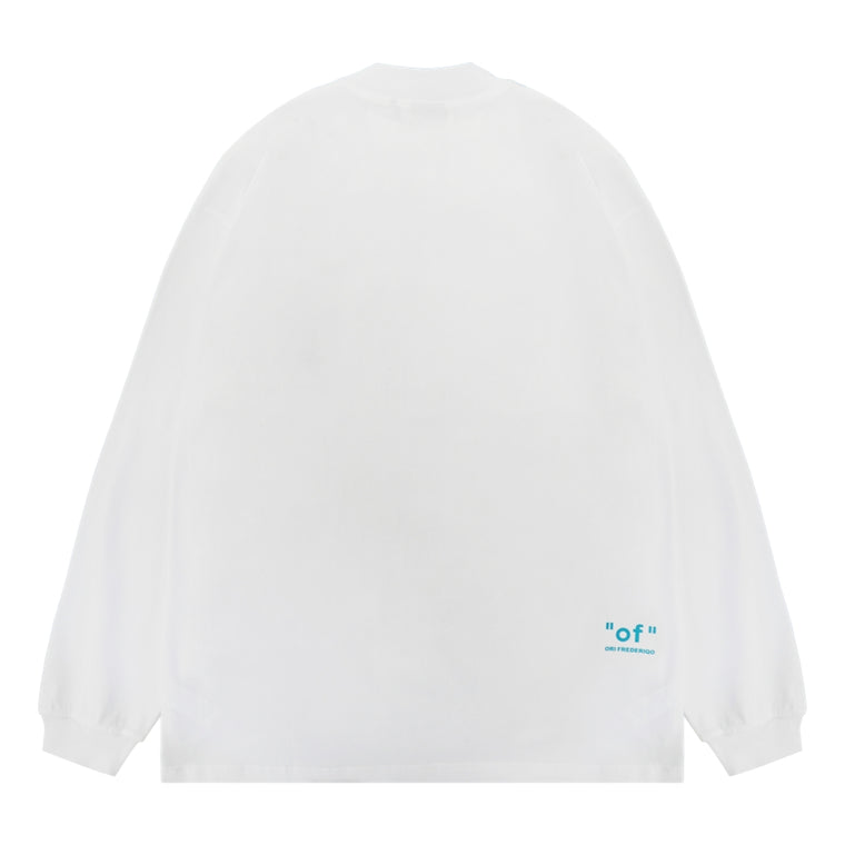 ORI FREDERIQO CLASSIC LS TEE-WHITE