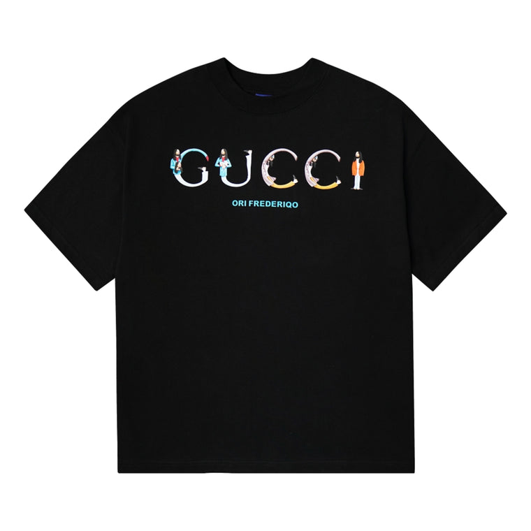 ORI FREDERIQO CLASSIC SS TEE-BLACK