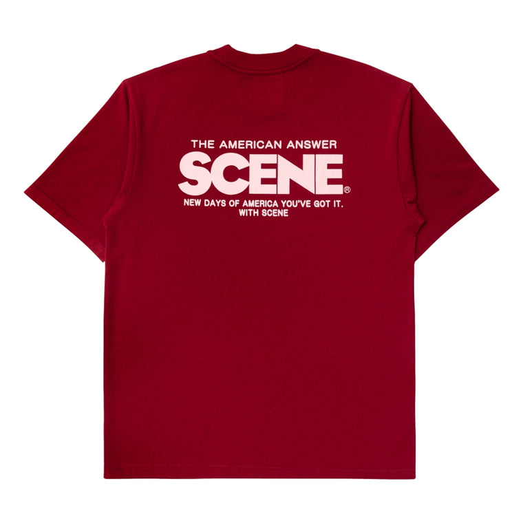 SCENE BY ICE FIRE CLASSIC TEE-RED