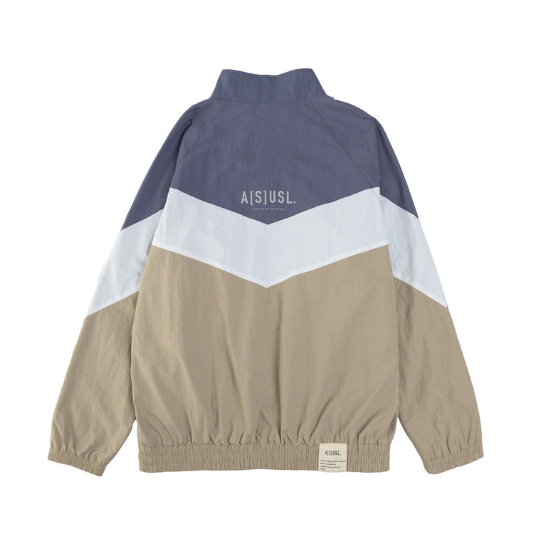 A[S]USL COLOR BLOCKING TRACK JACKET-BLUE