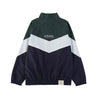 A[S]USL COLOR BLOCKING TRACK JACKET-DARK GREEN