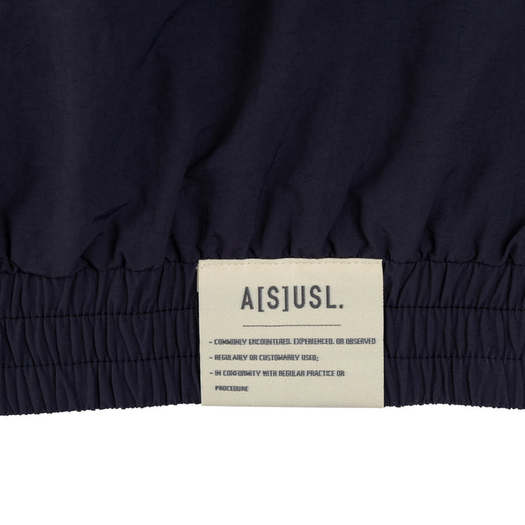 A[S]USL COLOR BLOCKING TRACK JACKET-DARK GREEN