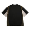 OPEN DIALOGUE COLOUR BLOCK TEE-BLACK