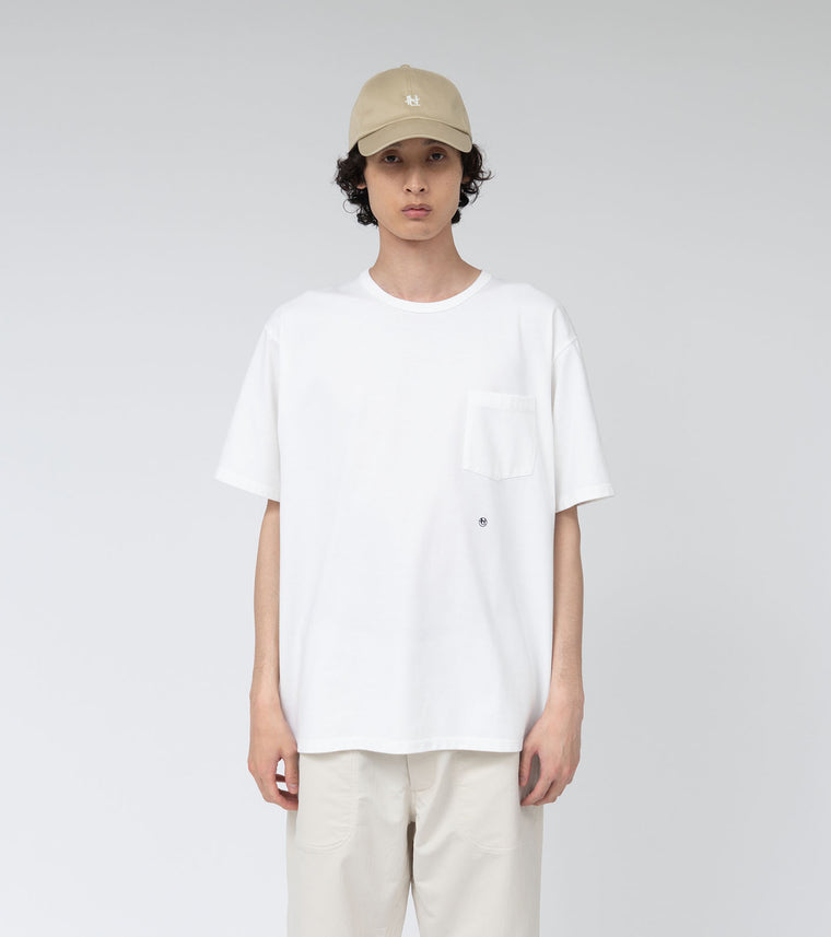 Nanamica COOLMAX JERSEY POCKET TEE-BLACK