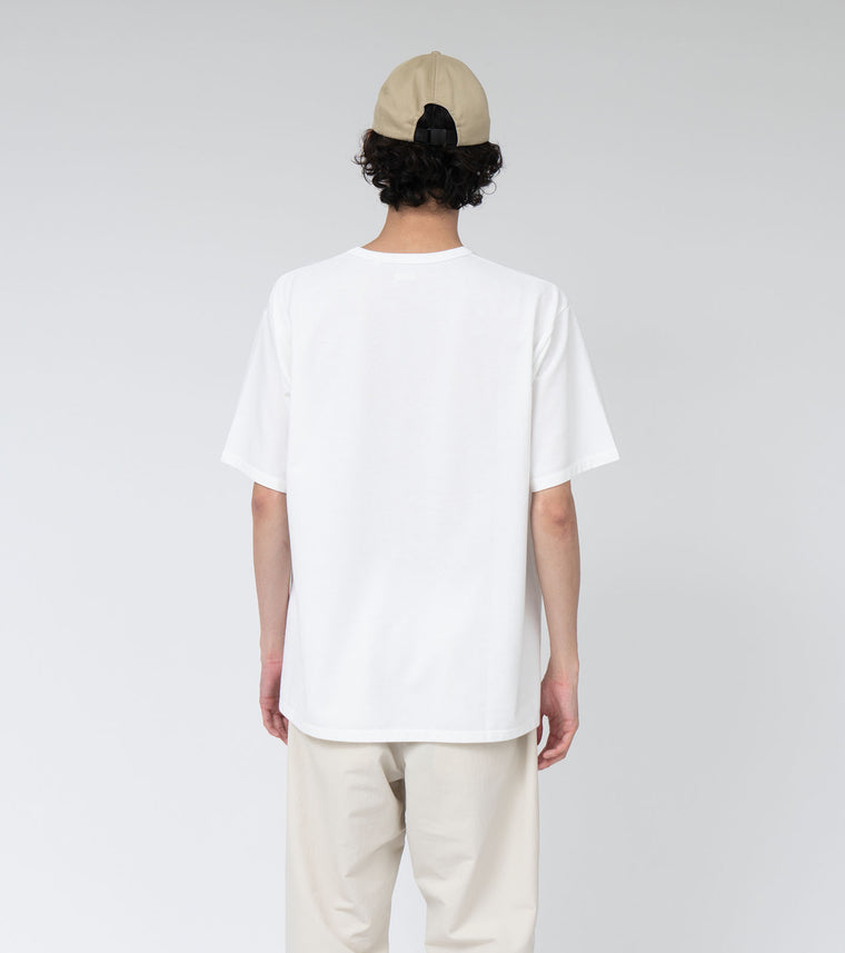 Nanamica COOLMAX JERSEY POCKET TEE-BLACK