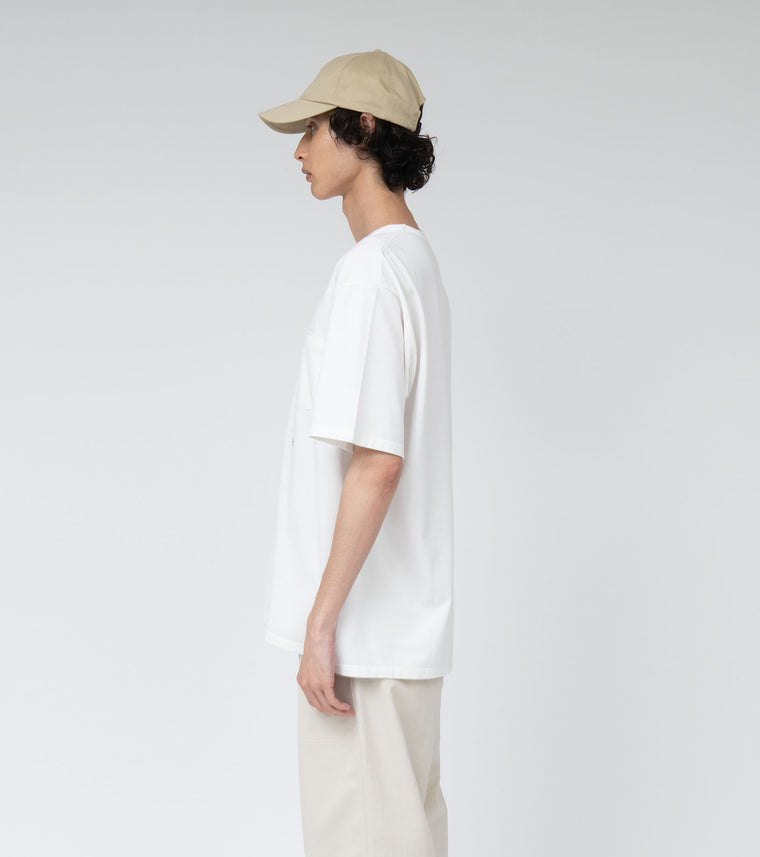 Nanamica COOLMAX JERSEY POCKET TEE-BLACK