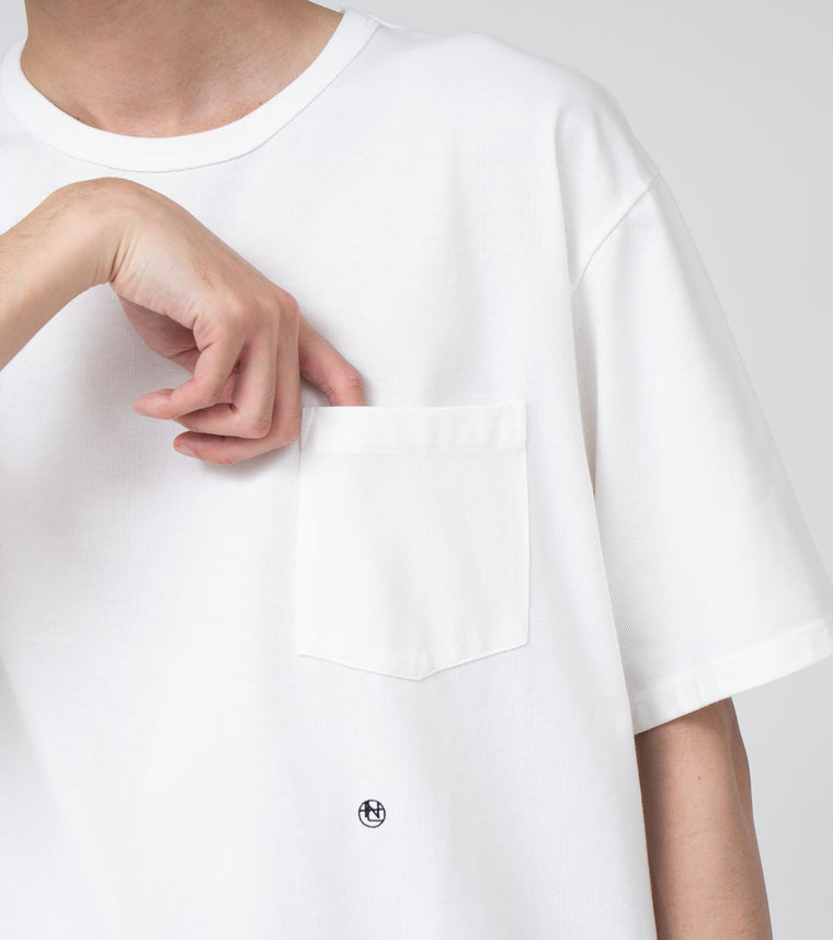 Nanamica COOLMAX JERSEY POCKET TEE-BLACK