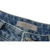 MISHKA W CROWB EMB DENIM PANT-INDIGO