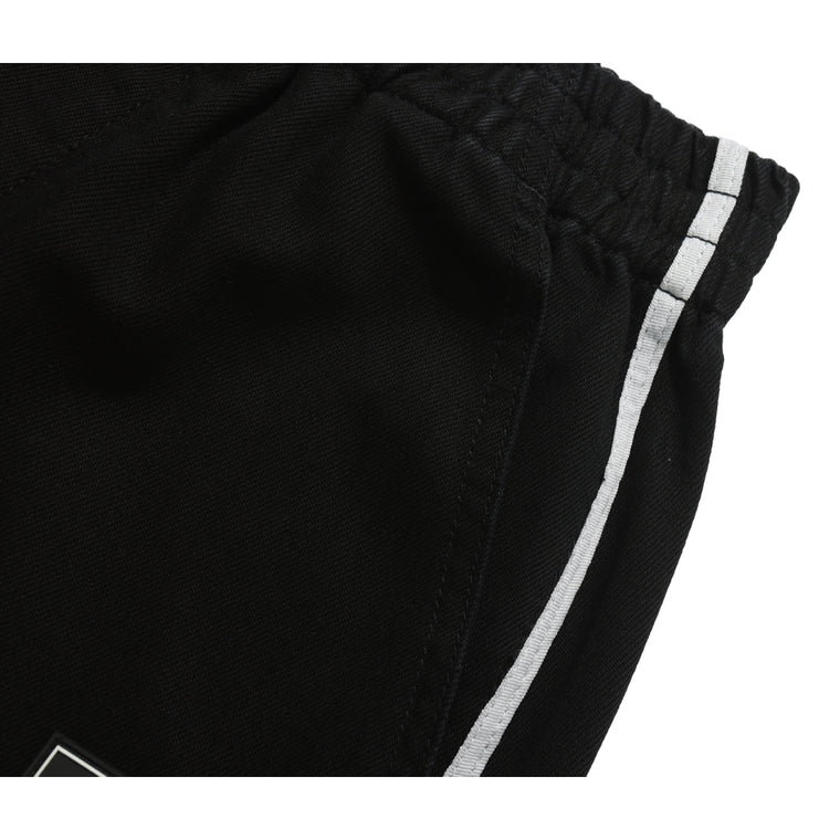 MISHKA W CROWB EMB DENIM SHORT-BLACK